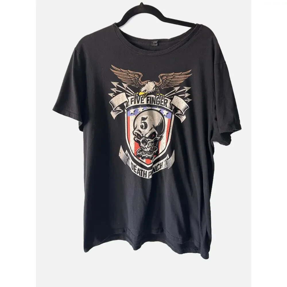 Five Finger Death Punch Black Short Sleeve Tee 2XL